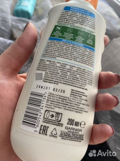 Garnier Ambre Solaire spf 50 и спрей после загара