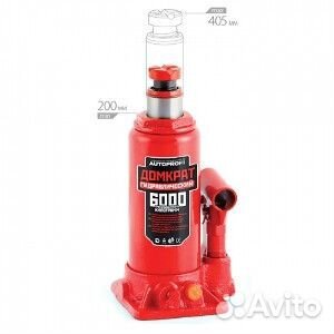 Домкрат бутылочный 6 т. Autoprofi 200-405 мм
