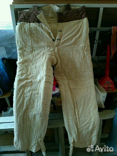 Штаны защитные сварочные с подкладкой