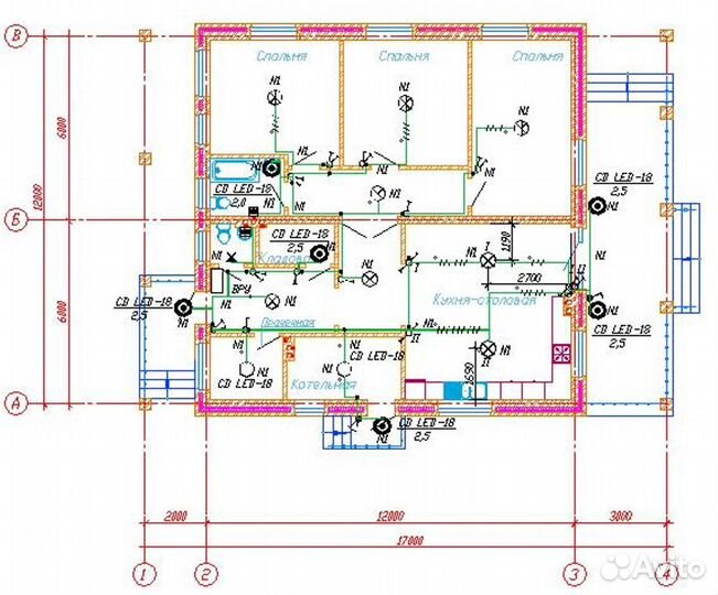 Проектирование электроснабжение домов, офисов