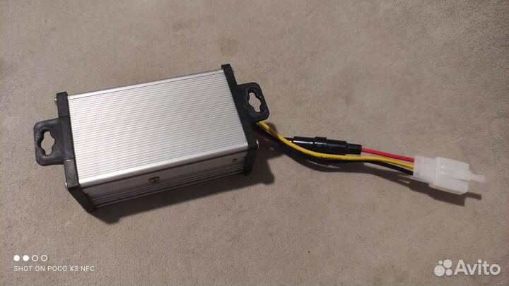 Понижающий преобразователь 36-72В до 12В 10А