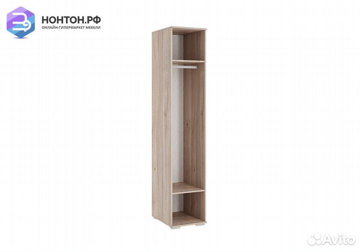 Шкаф однодверный Зоо 01.01 дуб мария / белый