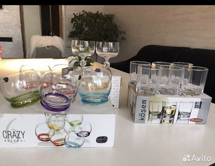 З набора стаканов.за всё 1500