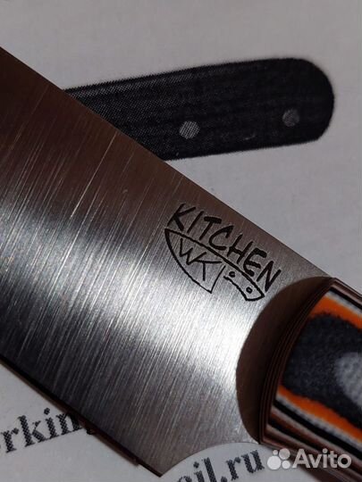 Нож WorkingKnife Kitchen AUS 10 CO Сатин Филейник