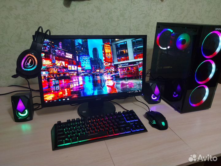 Игровой Мощный компьютер Core i7 8700Т