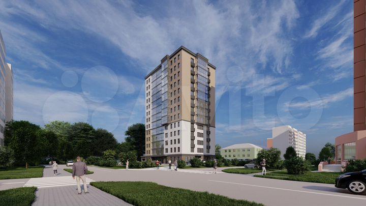 2-к. квартира, 40 м², 11/12 эт.