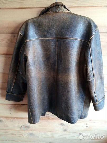 Кожаная куртка мужская