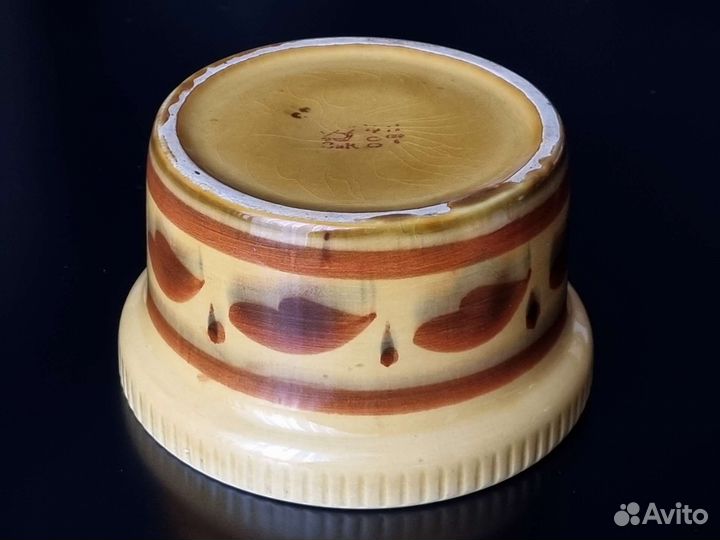Сахарница фаянс, глазурь Конаковский завод СССР