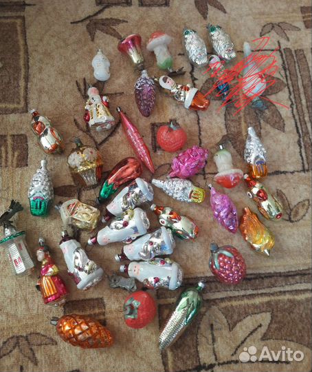 Елочные игрушки СССР