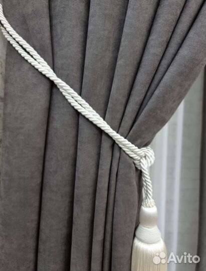 Шторы готовые новые комплект 2 шт на ленте