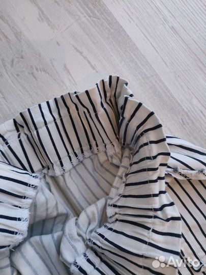 Шорты тканевые в полоску