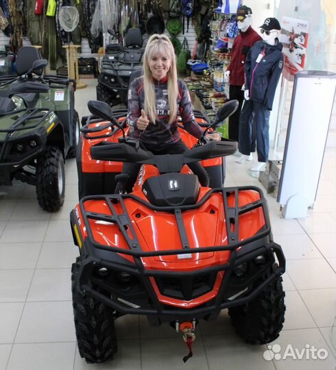 Квадроцикл Hisun tactic 750 limited (оранжевый)