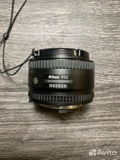 Объектив nikon AF nikkor 50mm