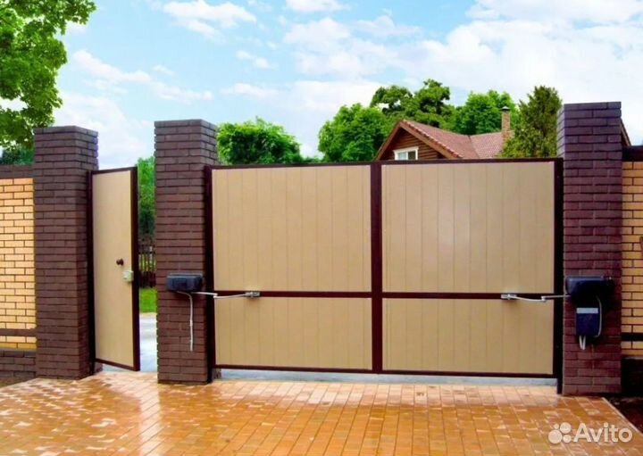 Ворота Распашные Заказать Профессионально