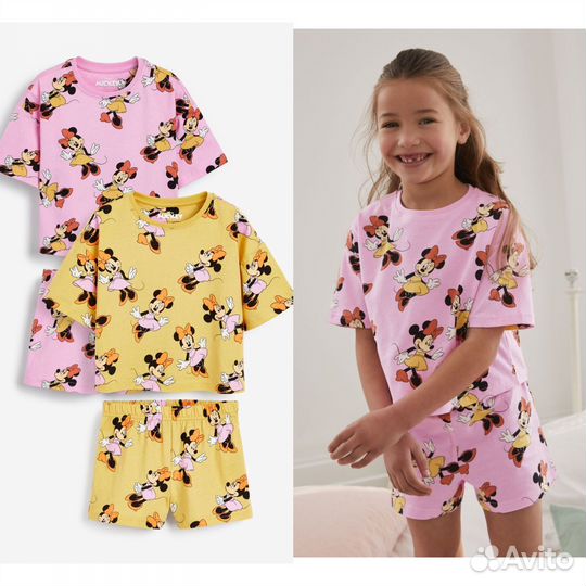 Пижама next 2 шт 104,110,122,128,134,164 см