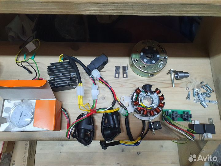 Комплект Cdi Ява 634 200ватт с реле лампы зарядки