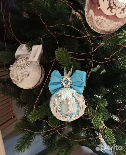 Ёлочные игрушки ручной работы
