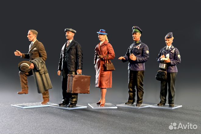 MA38007 1/35 Экипаж трамвая с пассажирами