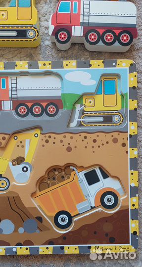 Объёмный пазл melissa doug стройка