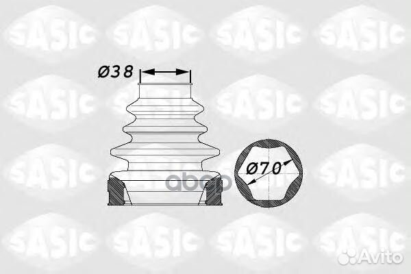 Чехол защитный приводного вала 1900012 Sasic