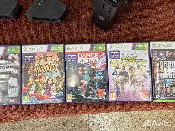 Xbox 360 + Kinect + игры