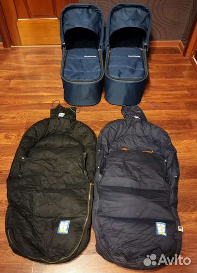 Коляска для двойни Bumbleride indie twin 2в1