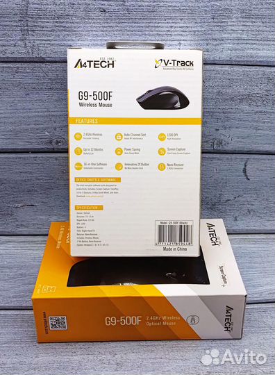 Мышь A4tech V-Track G9-500F