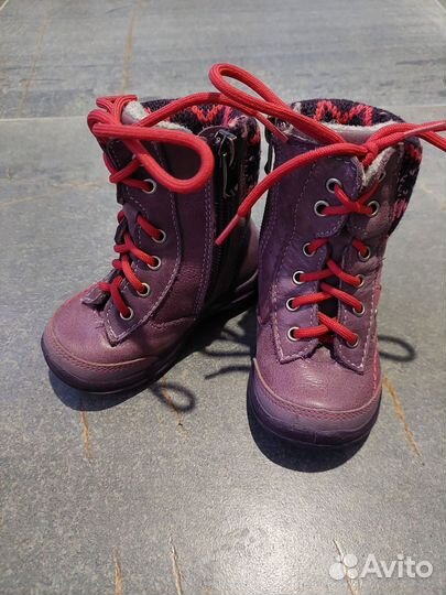 Ботинки демисезонные для девочки 21 размер