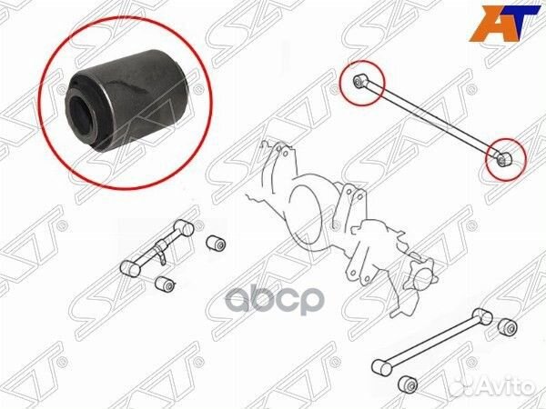 Сайлентблок Toyota Land Cruiser (J200) 07-21