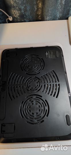 Подставка для ноутбука кулеры/свет FinePower