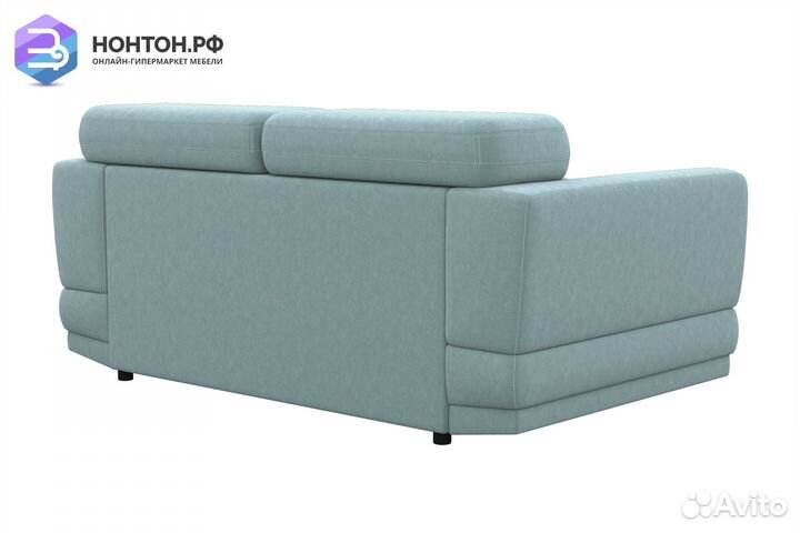 Диван дельфин Глория-27 светло-бирюзовый