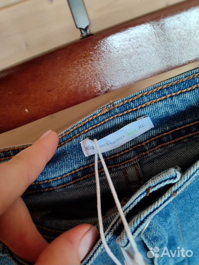 Джинсы женские 50 52 широкие новые