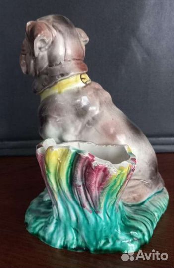 Статуэтка фарфор,фаянс. Собака. Царизм