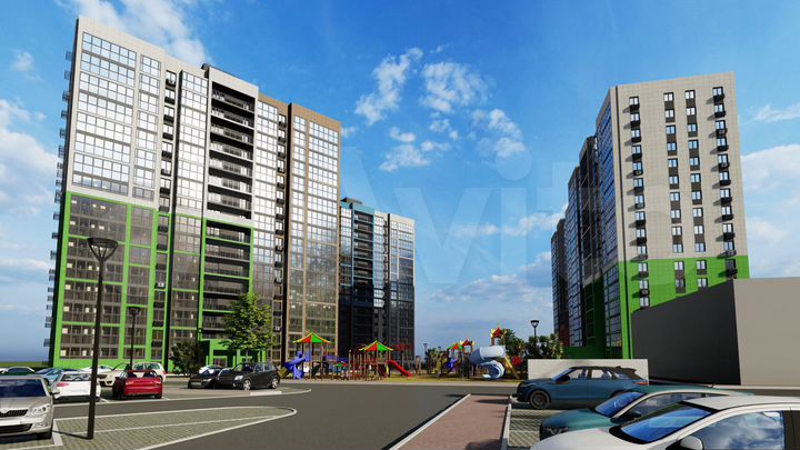 2-к. квартира, 44,2 м², 6/16 эт.