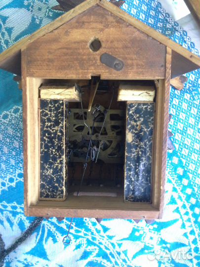 Часы немецкие начало хх века, с кукушкой и боем