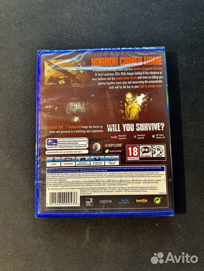 Resident Evil 7 Biohazard ps4 (Новый)
