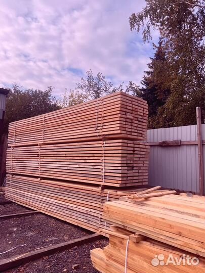 Доска обрезная 25х100х6000мм с доставкой