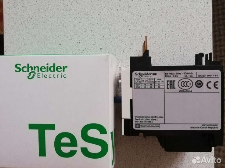 Тепловое реле LR2 K0321