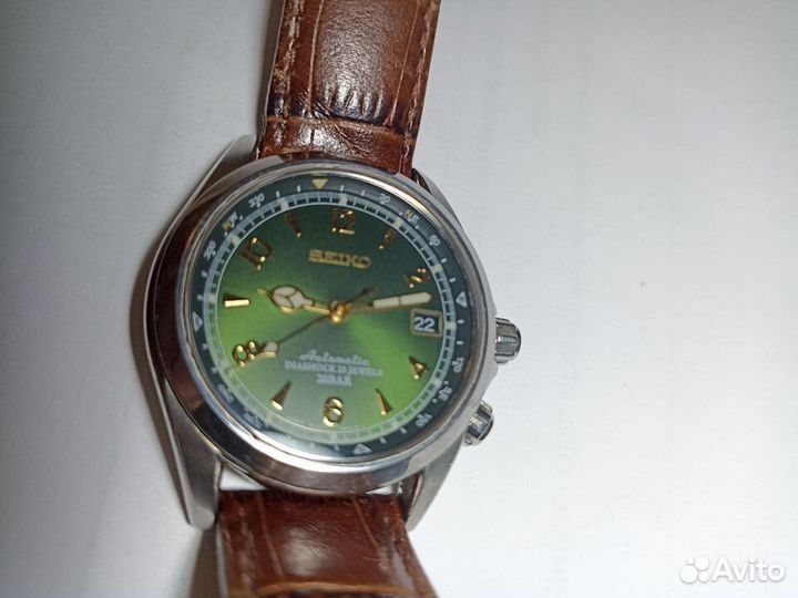 Оригинал Seiko sarb 017 Green Alpinist