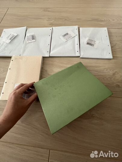 Сменный блок А5 и тетрадь на кольцах