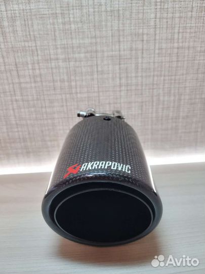 Насадка на глушитель Akrapovic style закругленная