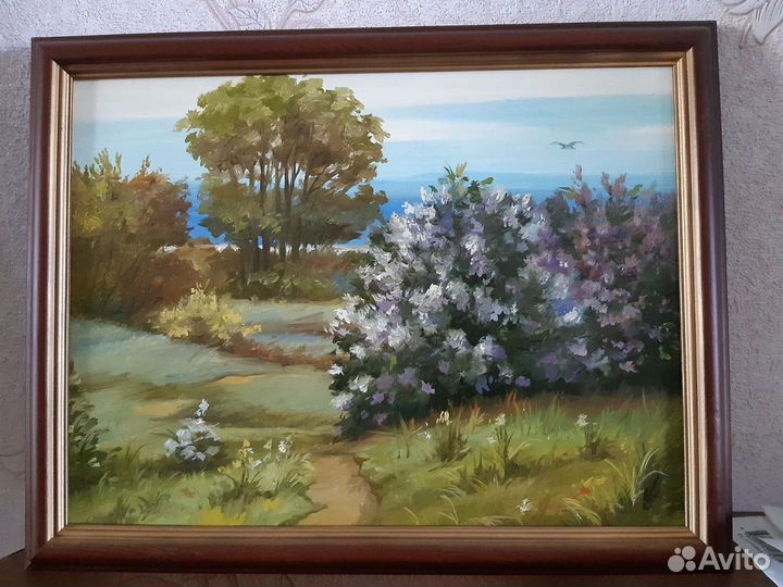 Картина маслом на холсте пейзаж