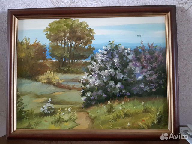 Картина маслом на холсте пейзаж