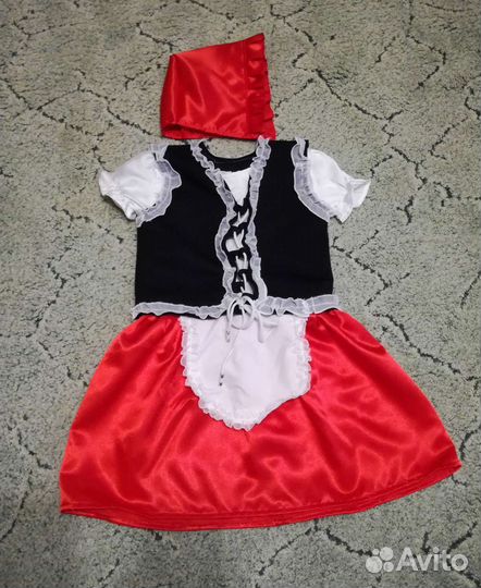 Новогодний костюм «Красная шапочка»