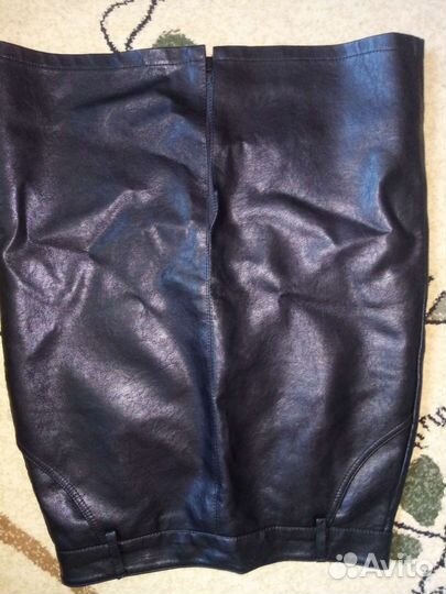 Кожаная юбка