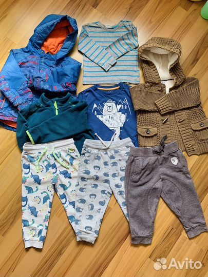 Вещи пакетом на мальчик 86/92