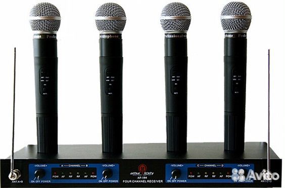 Радиомикрофоны для ведущих от 230 до 300 Мгц