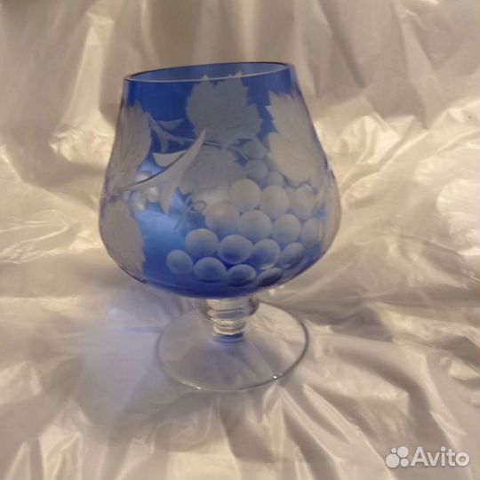 Германия цветной хрусталь фужеры