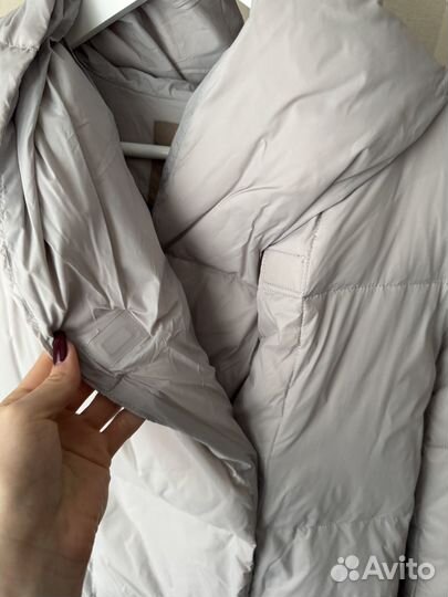 Новый пуховик amii на утином пуху
