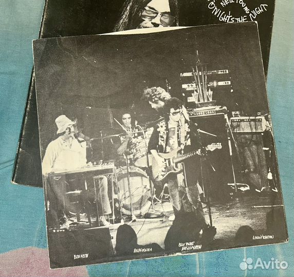 Neil Young Tonight’s the Night LP Italy 1975